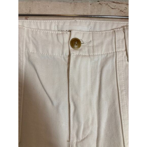 Articles of Society Jogger Jeans Womens 25 Pure White Pockets Denim Stretch - Picture 5 of 16